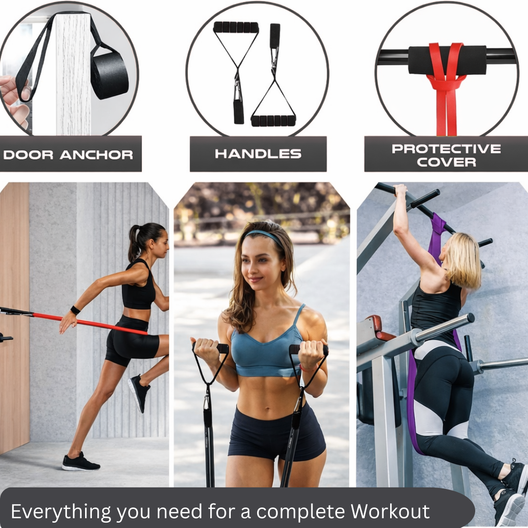 ORRAN Pull Up Assist Resistance Band Set