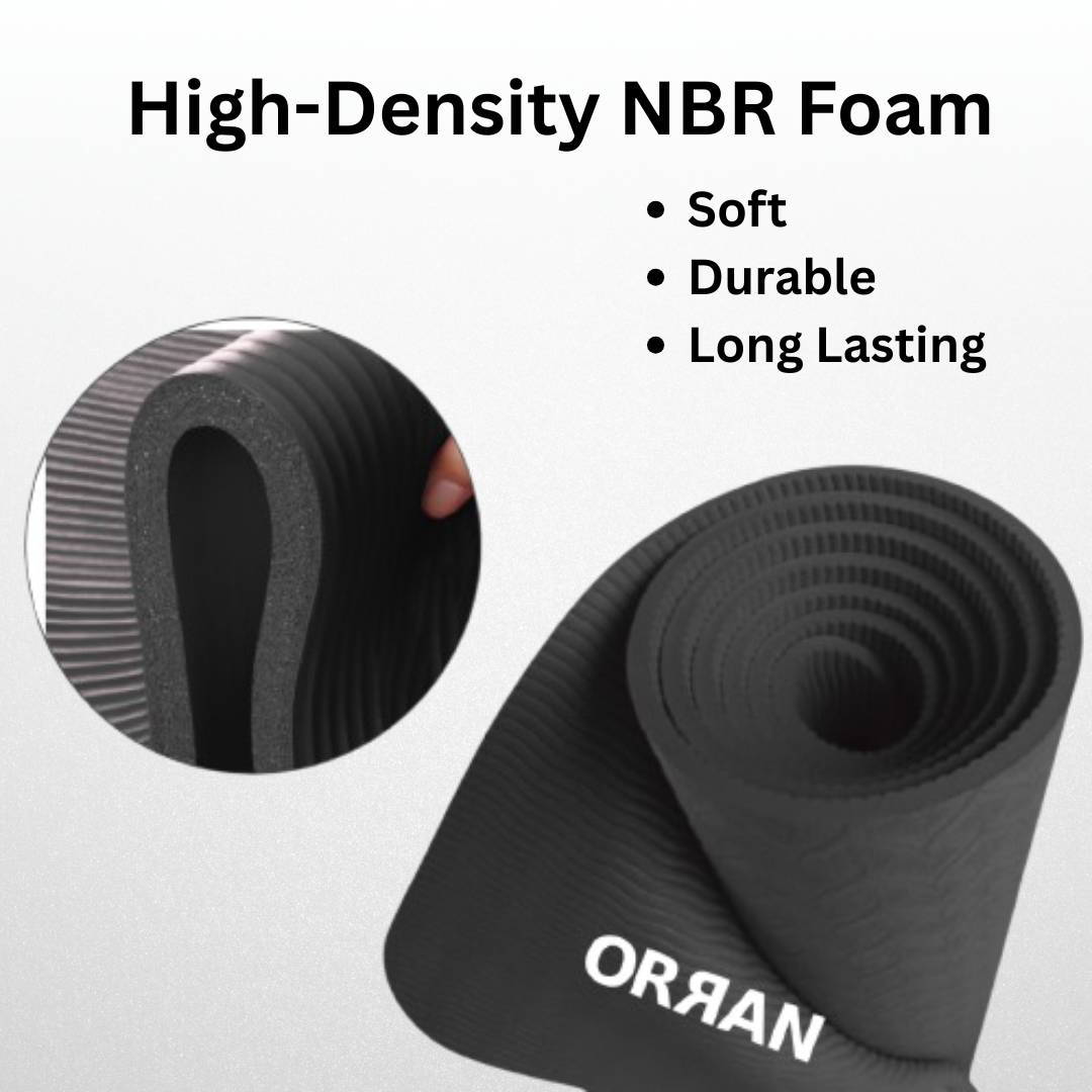 ORRAN Yoga Mat ( Black )