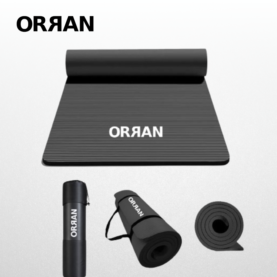 ORRAN Yoga Mat ( Black )